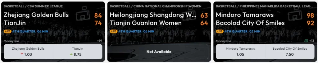 NordicBet Suomi koripallovedonlyönti