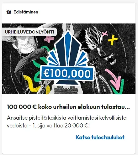 Tarjous NordicBet Bonus kierrätys ellä