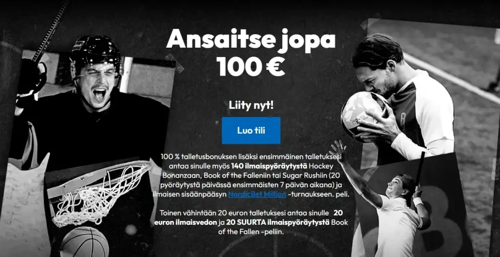 Ansaitse jopa 100 €